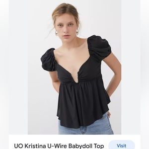 NWT Urban Outfitters Kristina U Wire Top size XS